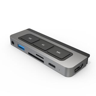 Hub multimedia USB-C HyperDrive 6 en 1,hi-res