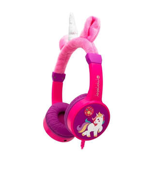 Audifonos para Niña Morados Monster Unicornio Ck01P,hi-res