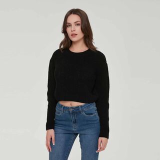 Sweater Mujer Tejido Negro Iv Fashion´s Park,hi-res