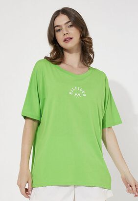 Polera Sport Relaxed Graphic Verde Tommy Hilfiger,hi-res