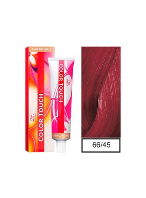 WELLA-tintura semipermanente color touch 66/45 rubio oscuro intenso rojo caoba 60gr + Peróxido en crema de 1,9%,hi-res