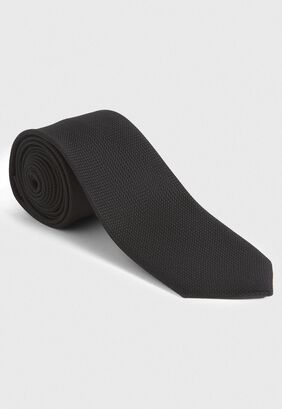 Corbata seda executive negro,hi-res