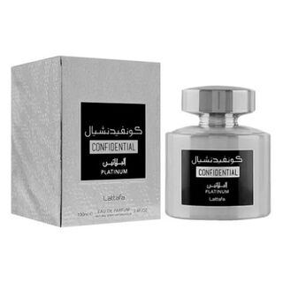 Perfume Confidential Platinium 100 Ml Edp Lattafa ,hi-res