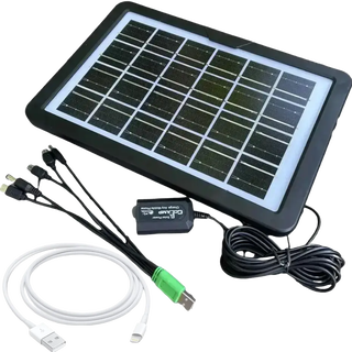 Panel Solar 15W 9V Cable Micro Mini Tipo C iPhone,hi-res