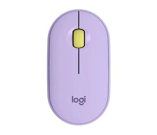 Mouse Logitech Bluetooth Pebble M350 Lavanda Inalámbrico,hi-res