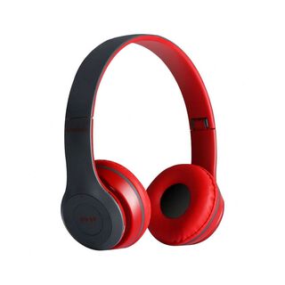 Audífonos Bluetooth P47 FM-TF Micrófono Rojo,hi-res