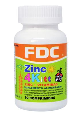 Zinc 4 Kitt (zinc + Vitaminas) X 90 Comprimidos,hi-res