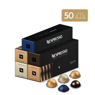 50 Cápsulas De Café Nespresso Vertuo Pack Barista Milky,hi-res