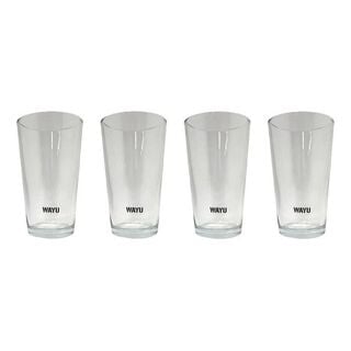      Set 4 Vasos Wayu Vidrio Grueso 475ml Crystal Glass,hi-res
