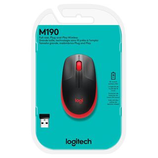910-005904 MOUSE WIRELESS MOUSE M190 ROJO,hi-res