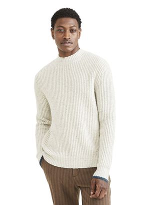 Sweater Hombre Chunky Mock Regular Fit Egret,hi-res