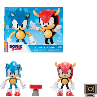 Sonic Pack 2 Figuras Classic 10 Cm. - Sonic Y Mighty,hi-res