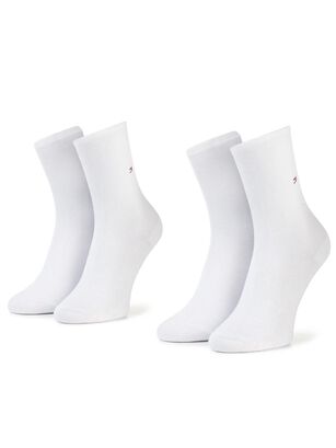 Pack De 2 Calcetines Casuales Blanco Tommy Hilfiger,hi-res