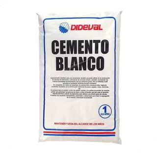 Cemento Blanco Dideval 1 Kilo,hi-res