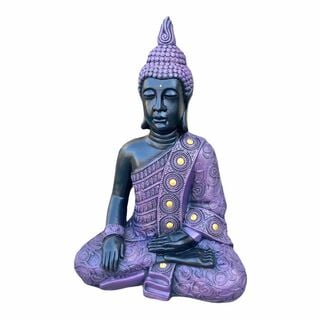 Buda Meditación Violeta 50 cm ,hi-res