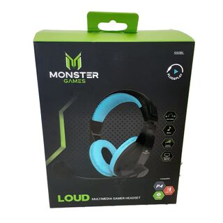 Audifono Gamer Monster Para Ps4 / xbox One /  Switch / Plug 3.5mm,hi-res