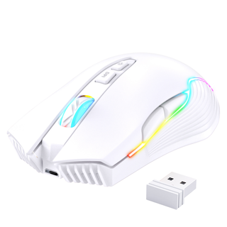 Mouse Gamer Inalámbrico Onikuma CW905 Blanco,hi-res