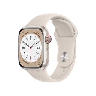 Apple Watch S8 GPS+Cellular 41mm Aluminium case blanco,hi-res
