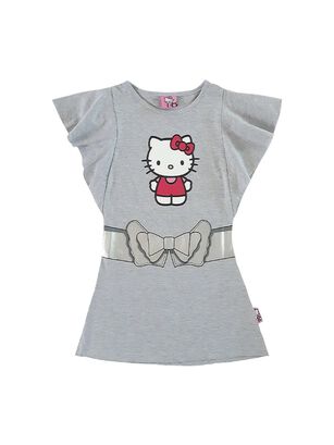 Vestido Niña Algodón Estampado Hello Kitty,hi-res