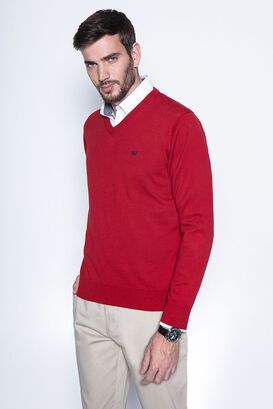 Sweater Red Smart Casual L/S,hi-res