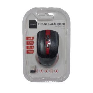 Mouse Inalambrico Optico USB 1000 DPI Rojo Dblue,hi-res