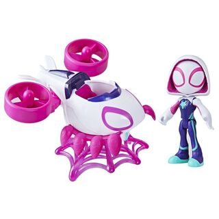 Figura de Acción Spidey And Friends  Ghost Spider, Set aracnocóptero,hi-res