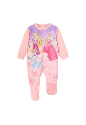 Pijama Bebé Niña Polar Disney Princesas Coral,hi-res