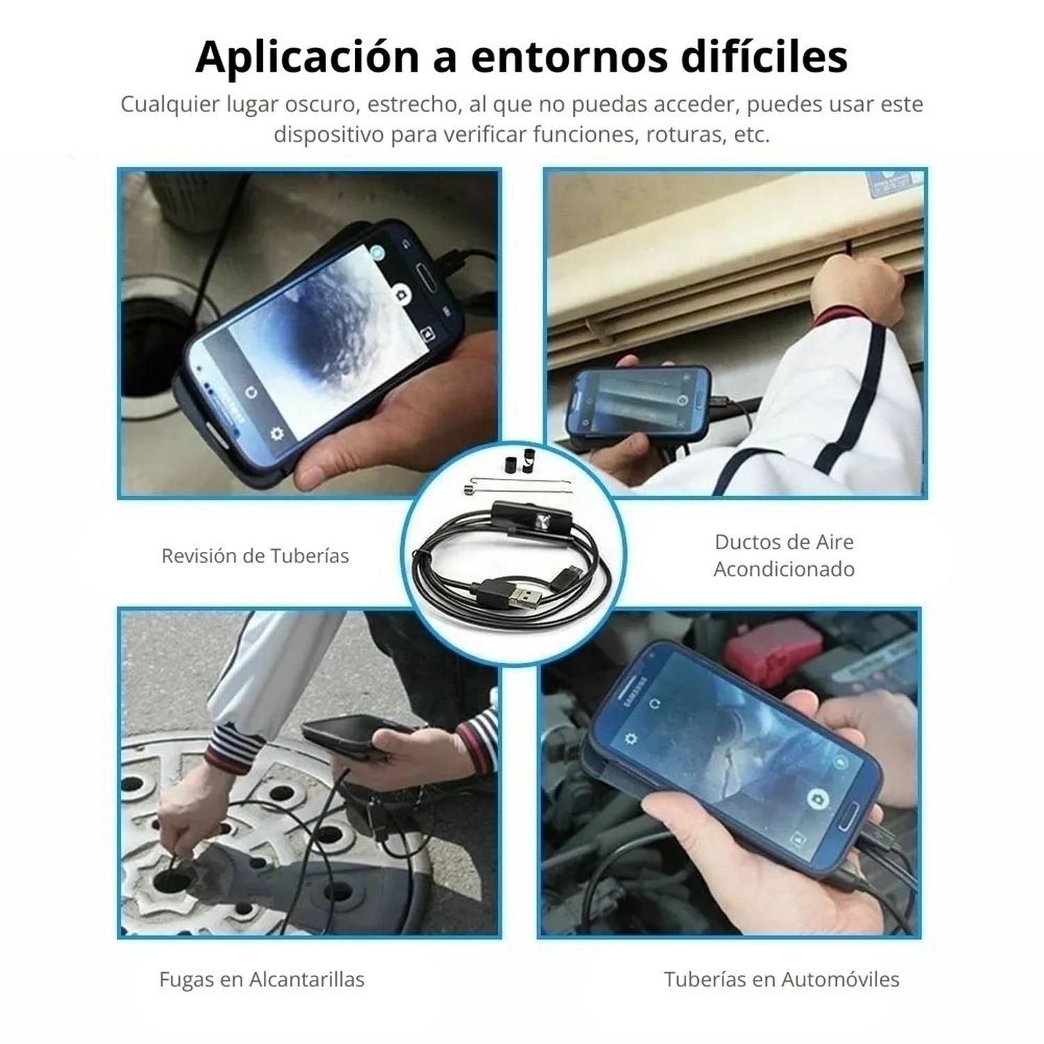 Camara Endoscopica Para Smartphone Android + Otg Tipo C