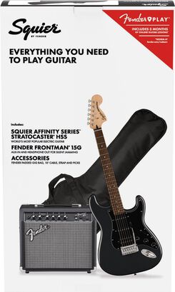 Pack Guitarra Eléctrica Squier Stratocaster HSS Affinity (CFM),hi-res