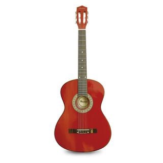 Guitarra Clásica 30 Pulgadas Roja Con Funda Hendrix,hi-res
