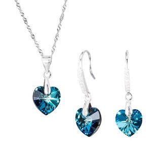 Conjunto Romance Cristales Genuinos Bermuda Blue,hi-res