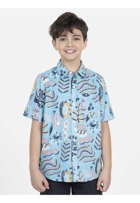 Camisa ABSTRACT SUMMER Niño Multicolor Maui and Sons,hi-res