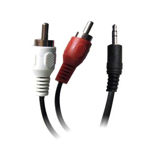 Cable Stereo Plug 3.5 a RCA Bag 1.8mt Dblue,hi-res
