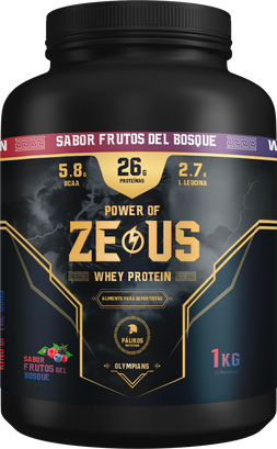 Whey Protein Zeus 1 kg  Frutos 30 servicios,hi-res