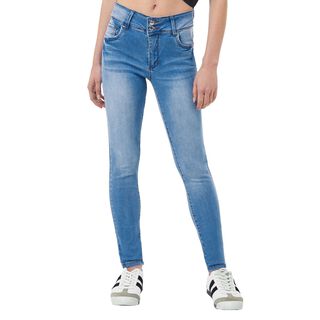 Jeans Skinny Kim Washed Azul Claro I Mujer Fashion'S Park,hi-res