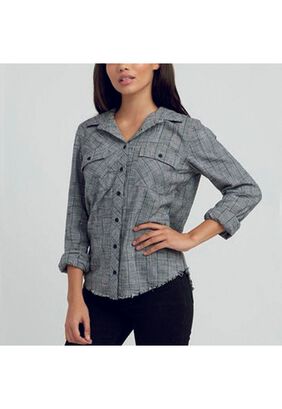 Blusa M/L Mujer Answered Gris Rvca,hi-res