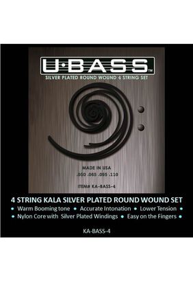 Set 4 Cuerdas U-Bass Kala Metal Round Wound Ka-Bass-4,hi-res