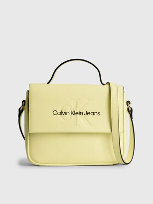 Bandolera Boxy Cuadrada Amarillo Calvin Klein,hi-res
