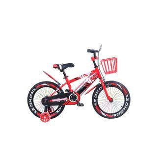Bicicleta de montaña para Niños Luces LED y Colores Aro 12 Rojo,hi-res