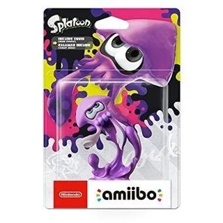 Figura Amiibo Calamar Inkling (Neon Purple) - Colección Splatoon - Sniper,hi-res