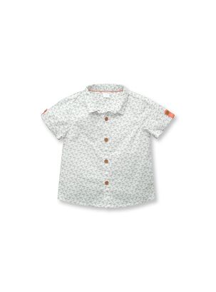 Camisa De Niño Manga Corta Blanco (6M A 4A) Opaline,hi-res