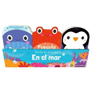 Familia De Animales - Mar: Cangrejo,Pingüino Y Ballena,hi-res