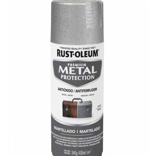 Spray Aerosol Metal Protection Martillado Plata Rust Oleum,hi-res