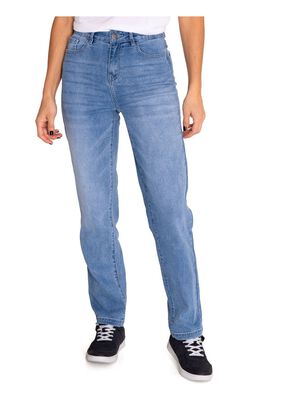 Jeans Mujer Triblend High-Rise Straight Celeste CAT,hi-res