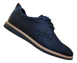 Zapato Casual Semi-formales De Hombre Comodos Black 7429,hi-res