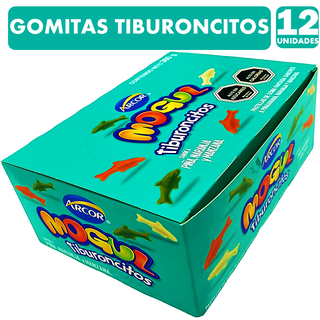 Gomitas En Forma De Tiburoncitos (Caja Con 12 Unidades),hi-res