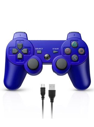 Joystick D-Shock Inalambrico Para PS3 Dblue DBC5002 Azul,hi-res