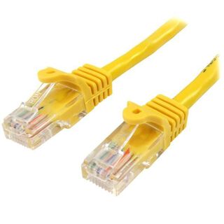 Cable de Red de 5m Amarillo Cat5e Ethernet sin Enganche,hi-res