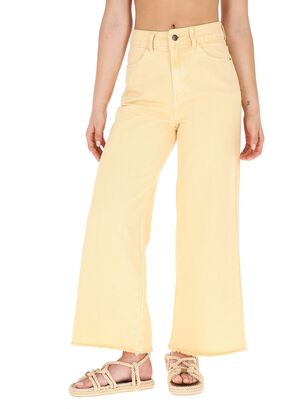 Pantalon Jeans Toromiro Amarillo Mujer,hi-res