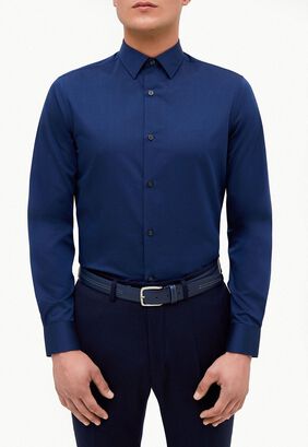 Camisa Formal Hombre Non Iron (No Se Plancha) Azul,hi-res